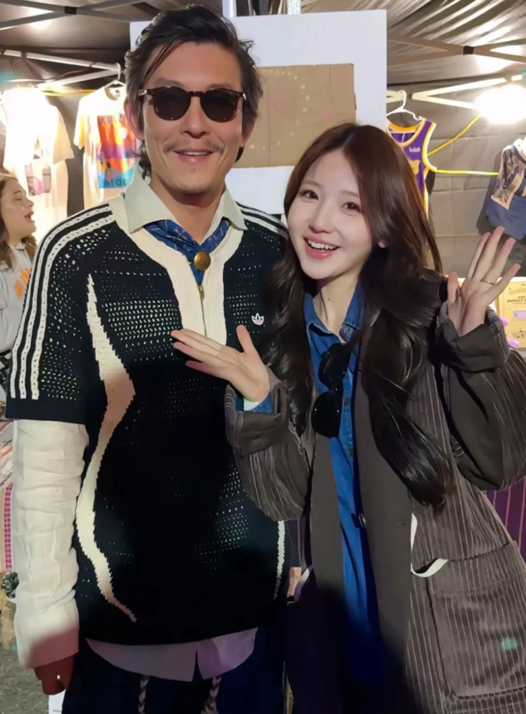 아디다스 클랏 협업 반집업 반소매 니트 탑 상세 이미지 16