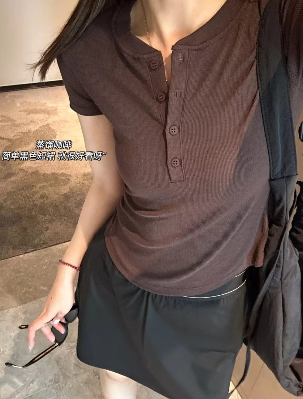 룰루레몬 버튼 헨리넥 요가 반팔 탑 상세 이미지 41
