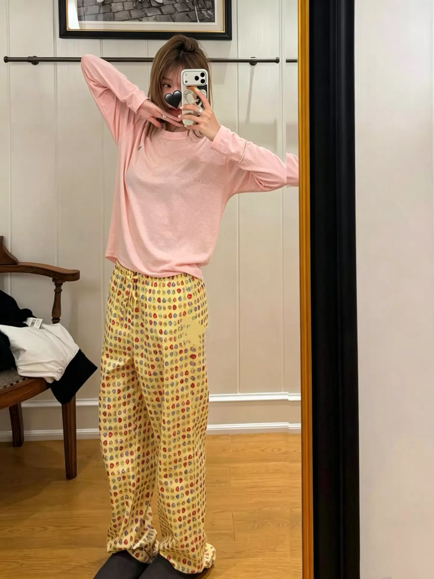 크롬하츠 크로스 장식 텐셀 썬커버 티셔츠 상세 이미지 23