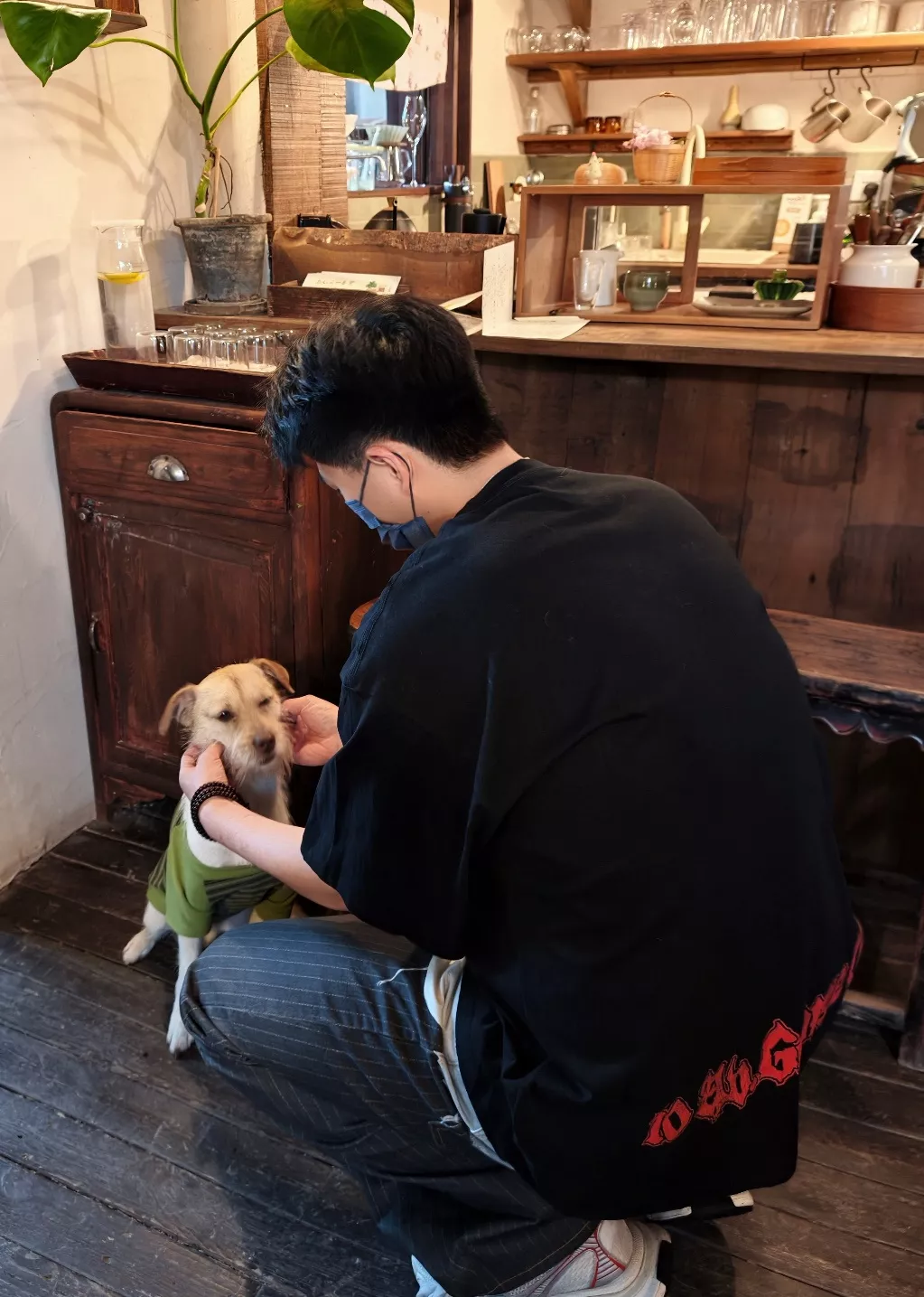 발렌시아가 고딕 그래픽 워싱 반팔 탑 상세 이미지 29