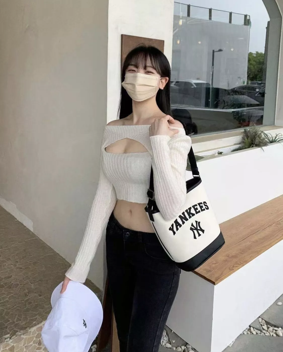 엠엘비 레트로 무드 자수 캔버스 숄더 겸 크로스 가방 상세 이미지 34