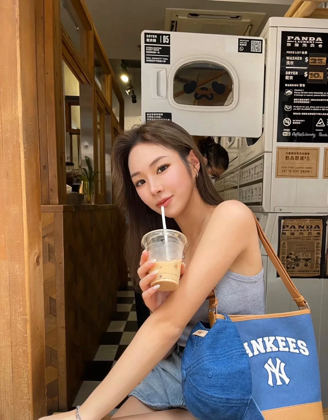 엠엘비 레트로 무드 자수 캔버스 숄더 겸 크로스 가방 상세 이미지 25