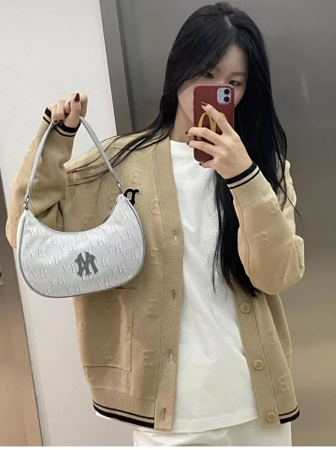 엠엘비 빈티지 자카드 데님 언더암 백 상세 이미지 5