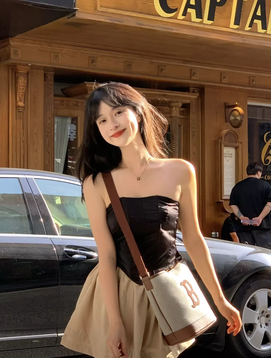 엠엘비 복고 무드 자수 포인트 캔버스 가방 상세 이미지 27