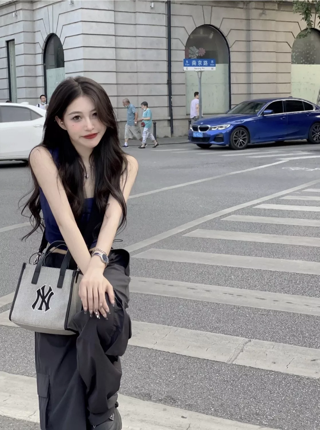엠엘비 캔버스 자수 포인트 데일리 백 상세 이미지 20