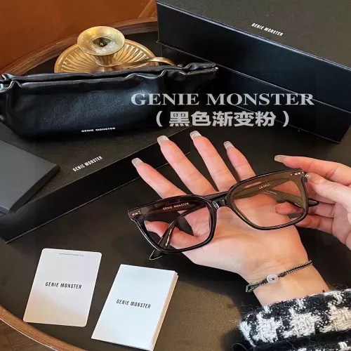 젠틀몬스터 그라데이션 핑크 렌즈 선글라스