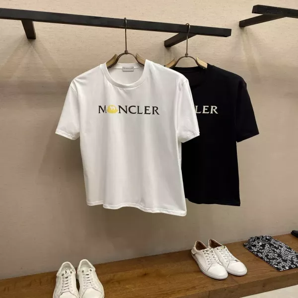 몽클레어 로고 포인트 코튼 반팔 상의
