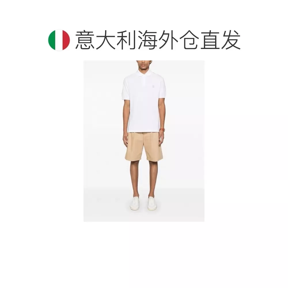 브루넬로쿠치넬리 벌집 짜임 코튼 폴로 탑 상세 이미지 12