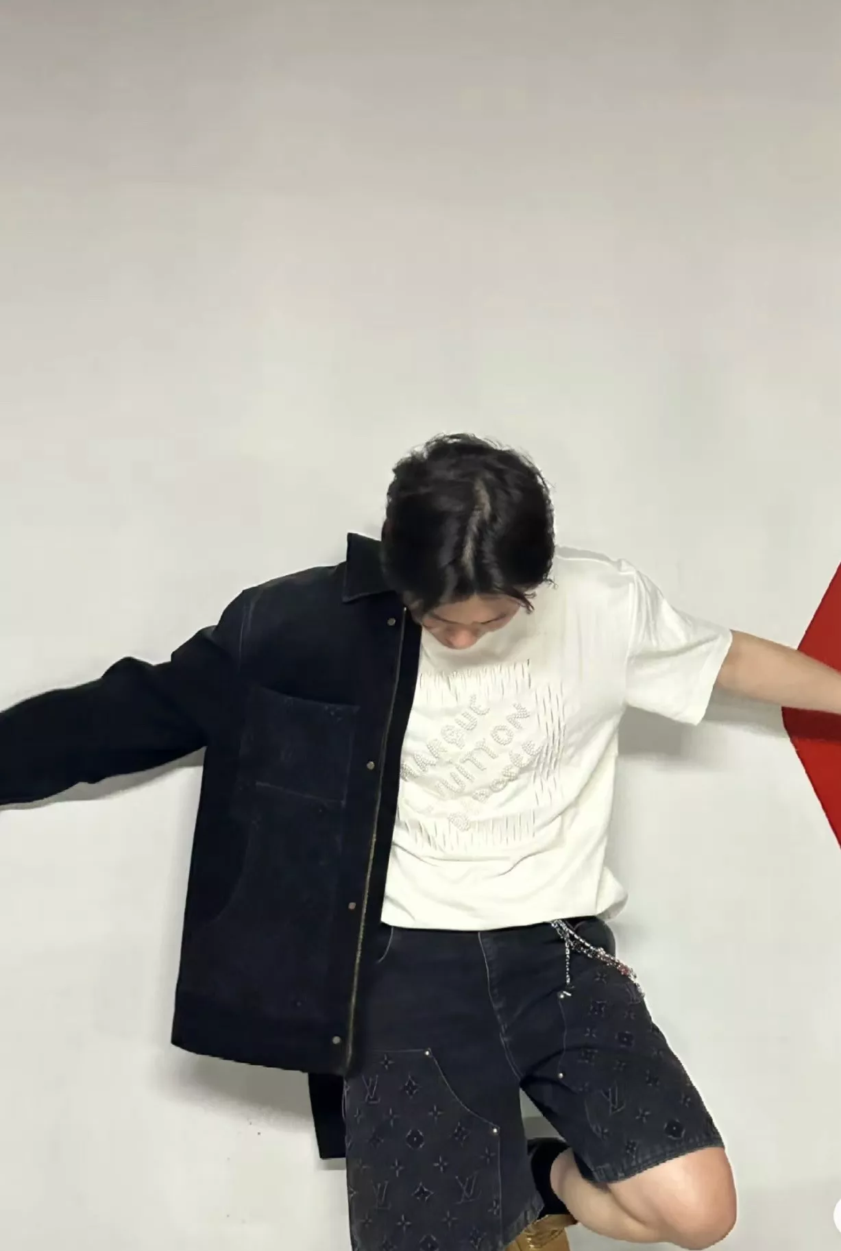 루이비통 모노그램 포인트 공방 데님 쇼츠 상세 이미지 20