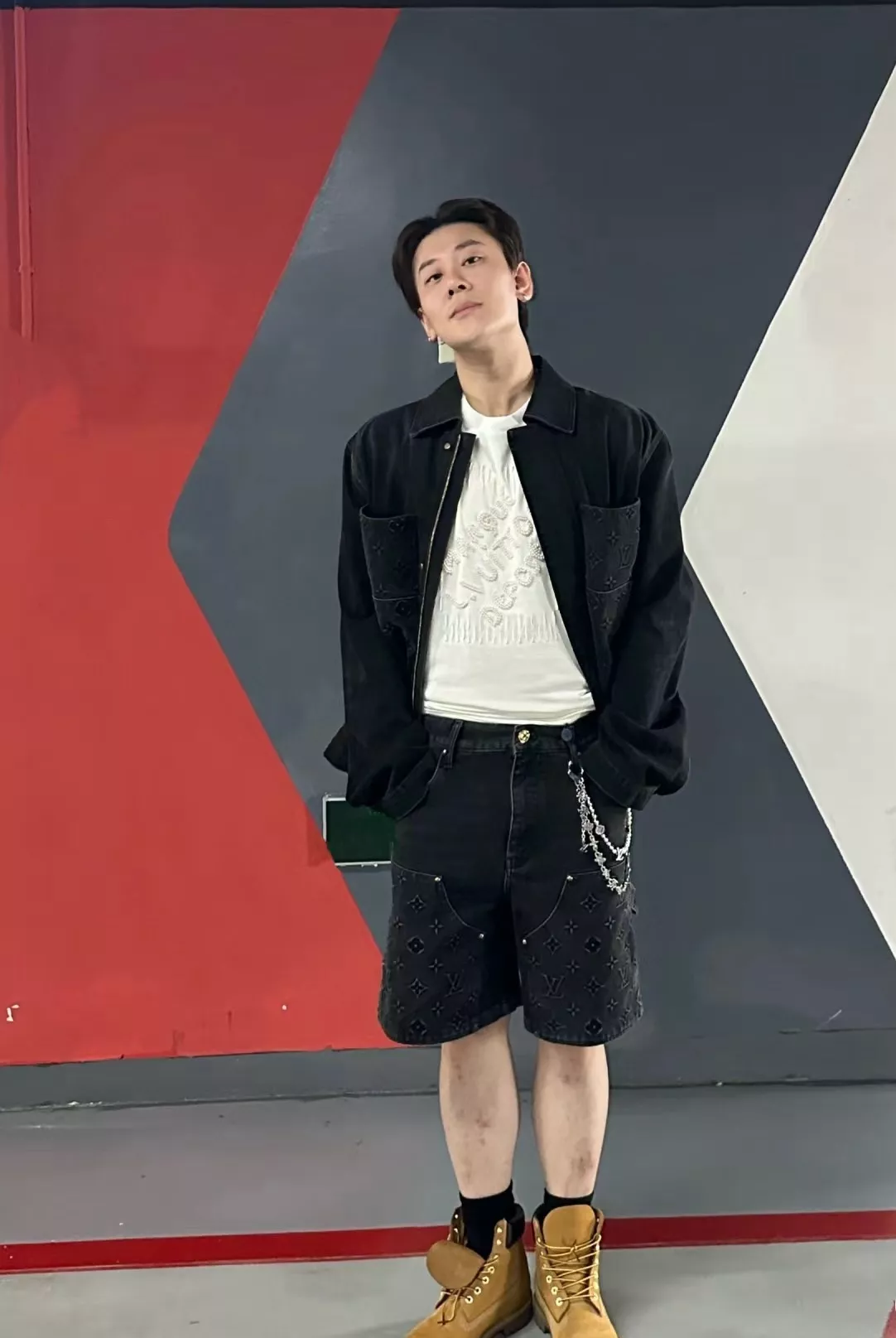 루이비통 모노그램 포인트 공방 데님 쇼츠 상세 이미지 17