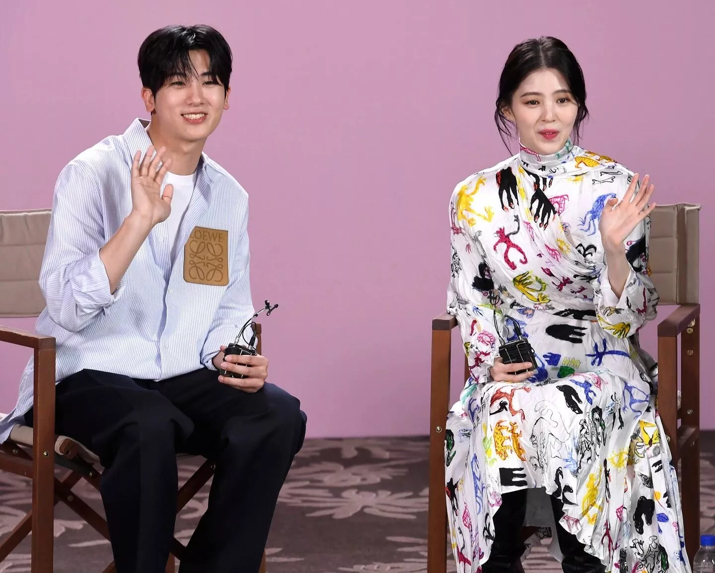 로에베 코튼 스트라이프 버튼 셔츠 상세 이미지 22