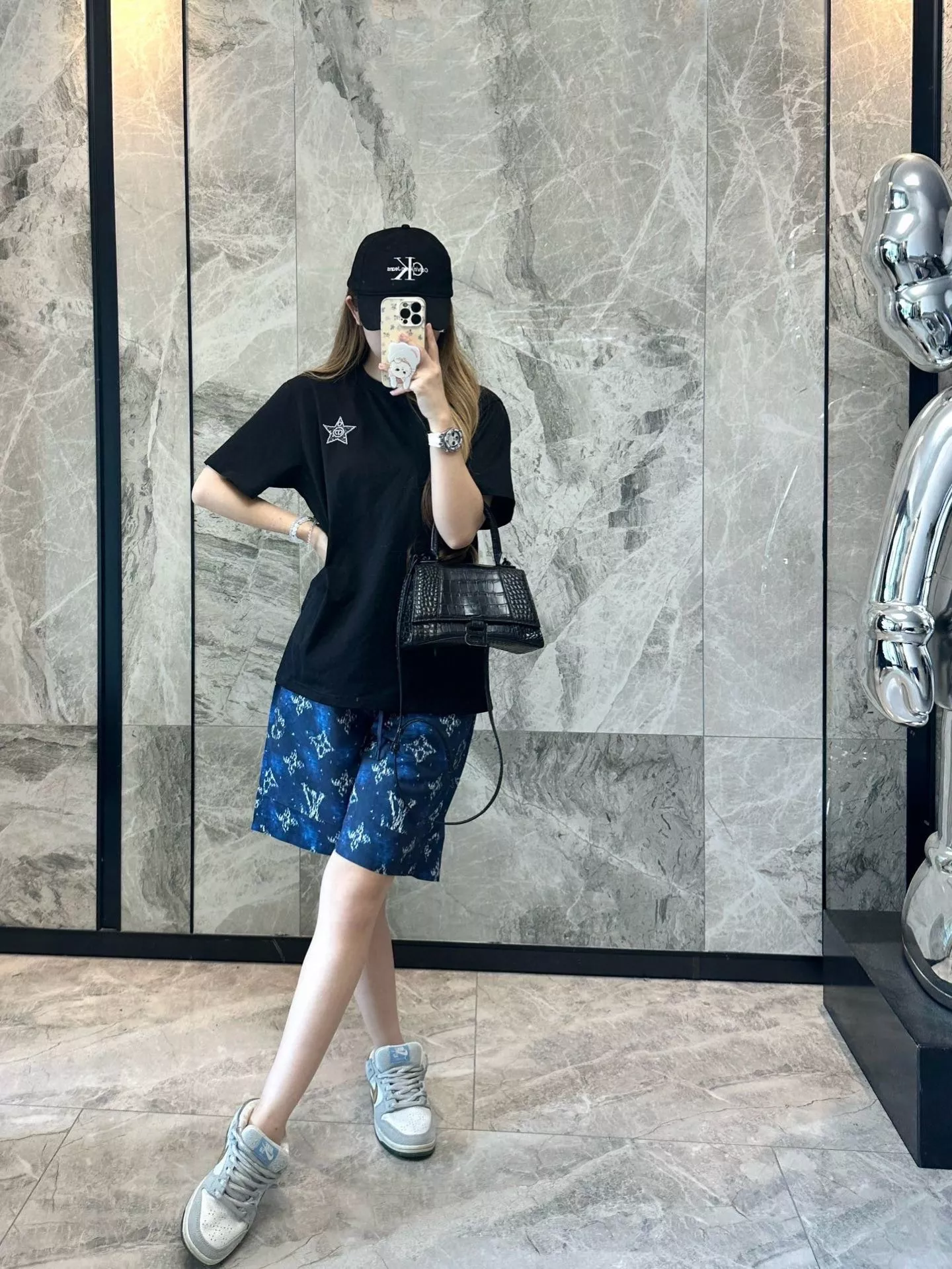 루이비통 모노그램 패턴 반바지 셋업 상세 이미지 17
