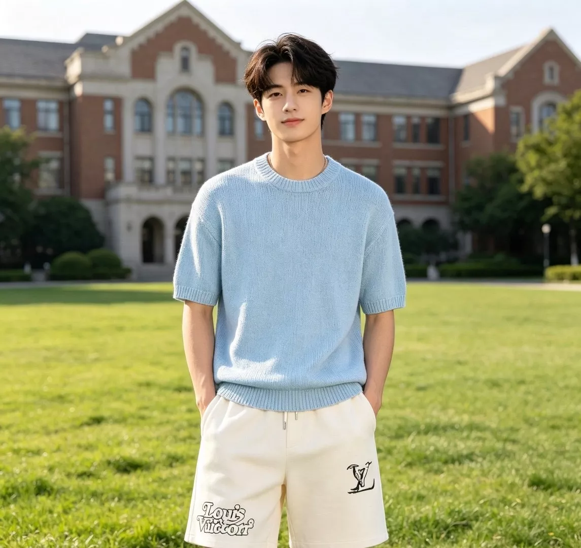 루이비통 더블 로고 자수 쇼츠 상세 이미지 14