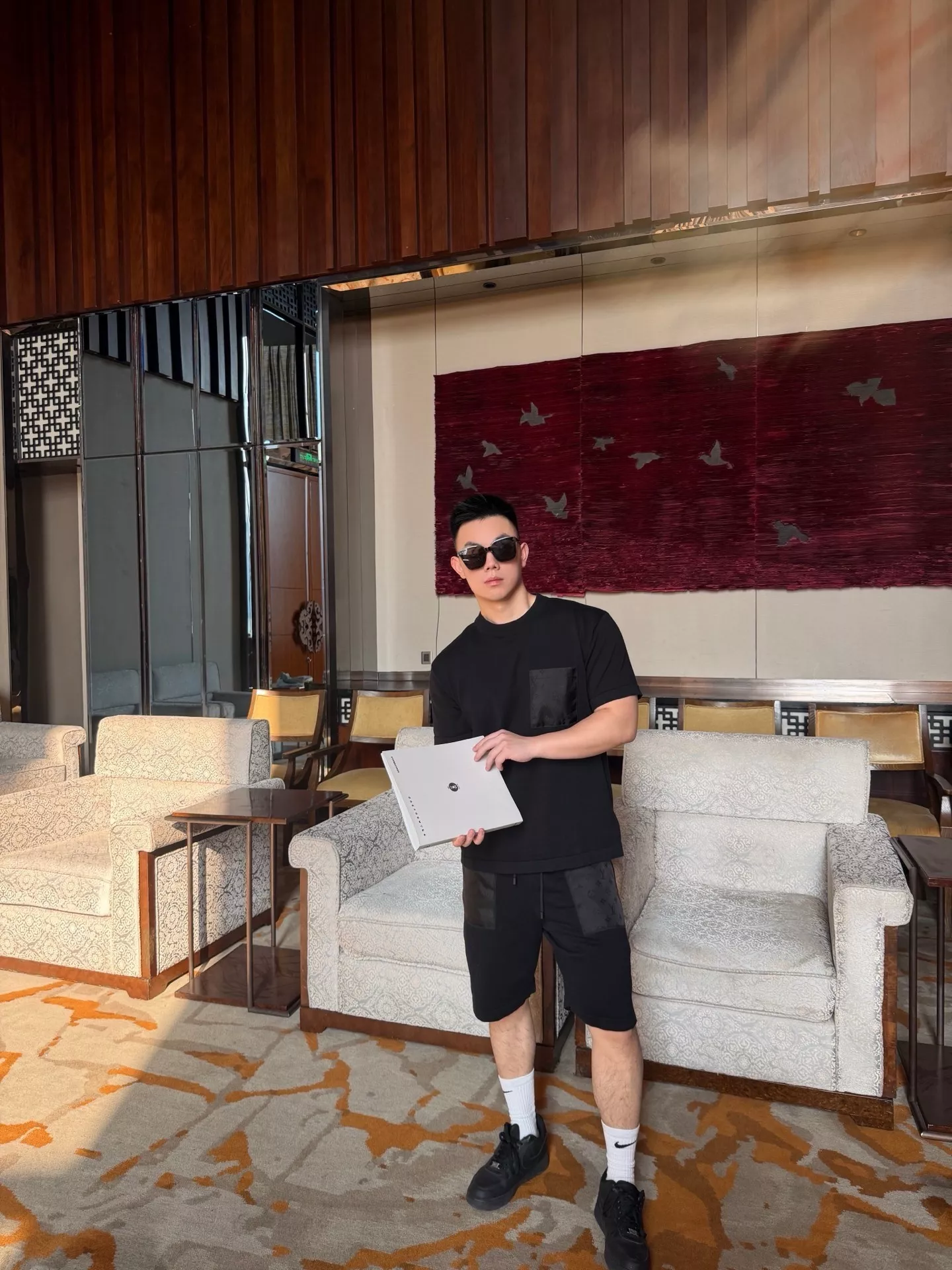 루이비통 모노그램 포켓 니트 반바지 상세 이미지 11