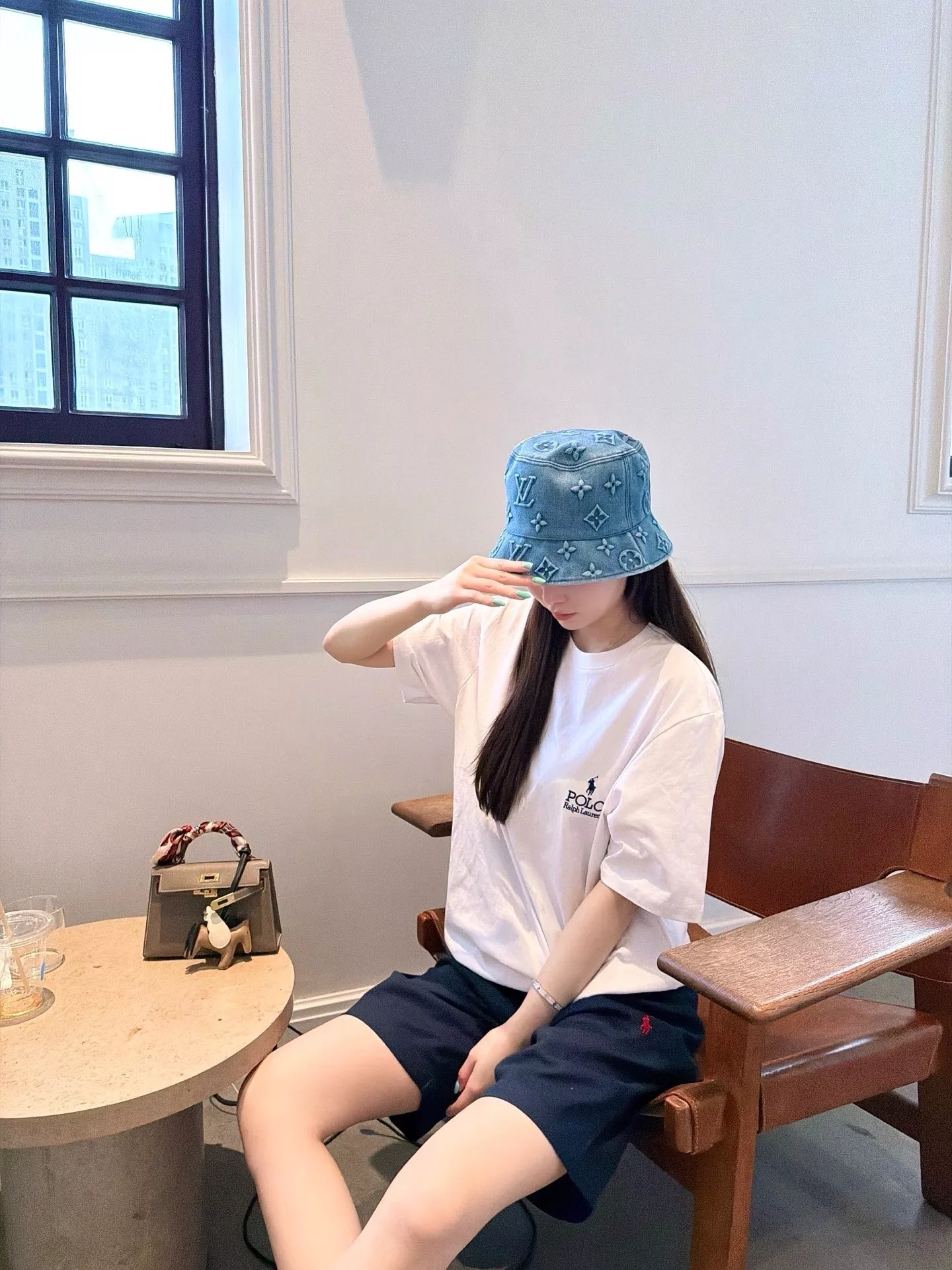 랄프로렌 자수 로고 린넨 혼방 밴딩 반바지 상세 이미지 17