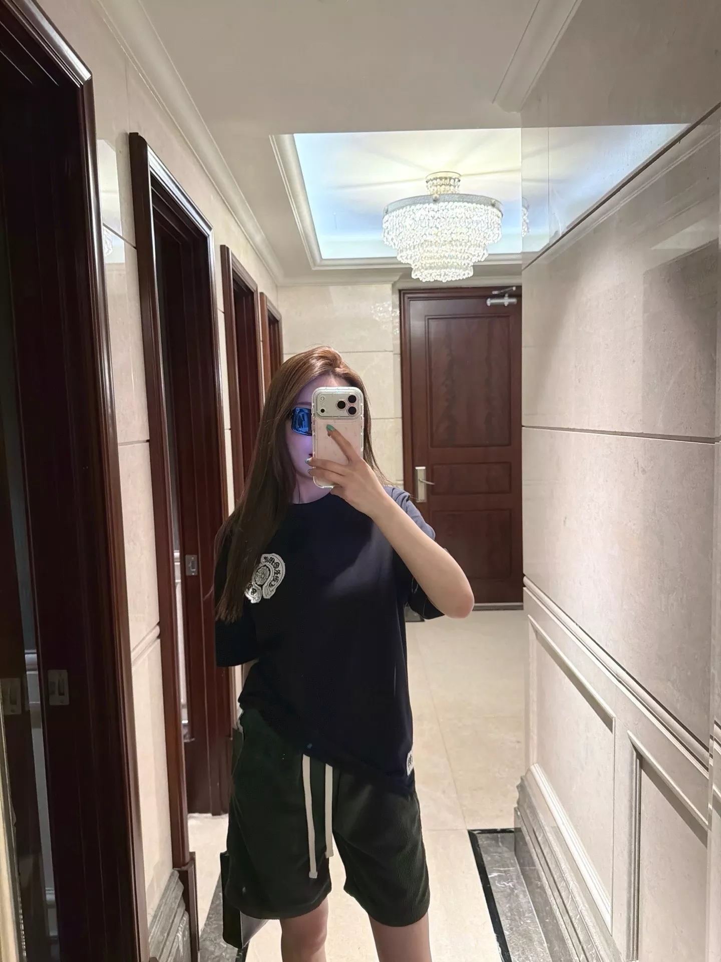 랄프로렌 클래식 자수 포인트 린넨 혼방 밴딩 반바지 상세 이미지 12