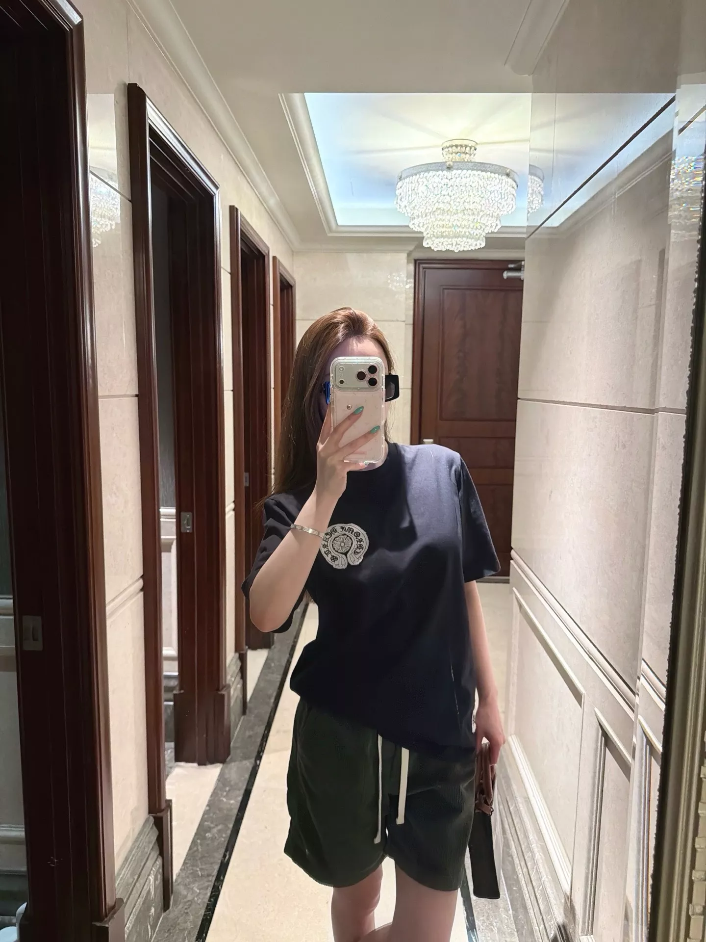 랄프로렌 클래식 자수 포인트 린넨 혼방 밴딩 반바지 상세 이미지 14
