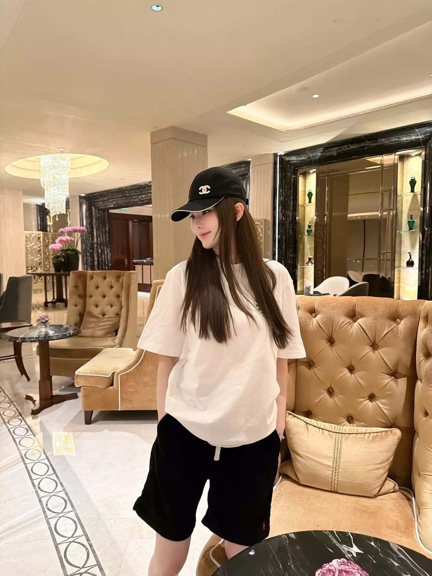 랄프로렌 클래식 포니 자수 린넨 혼방 반바지 상세 이미지 17