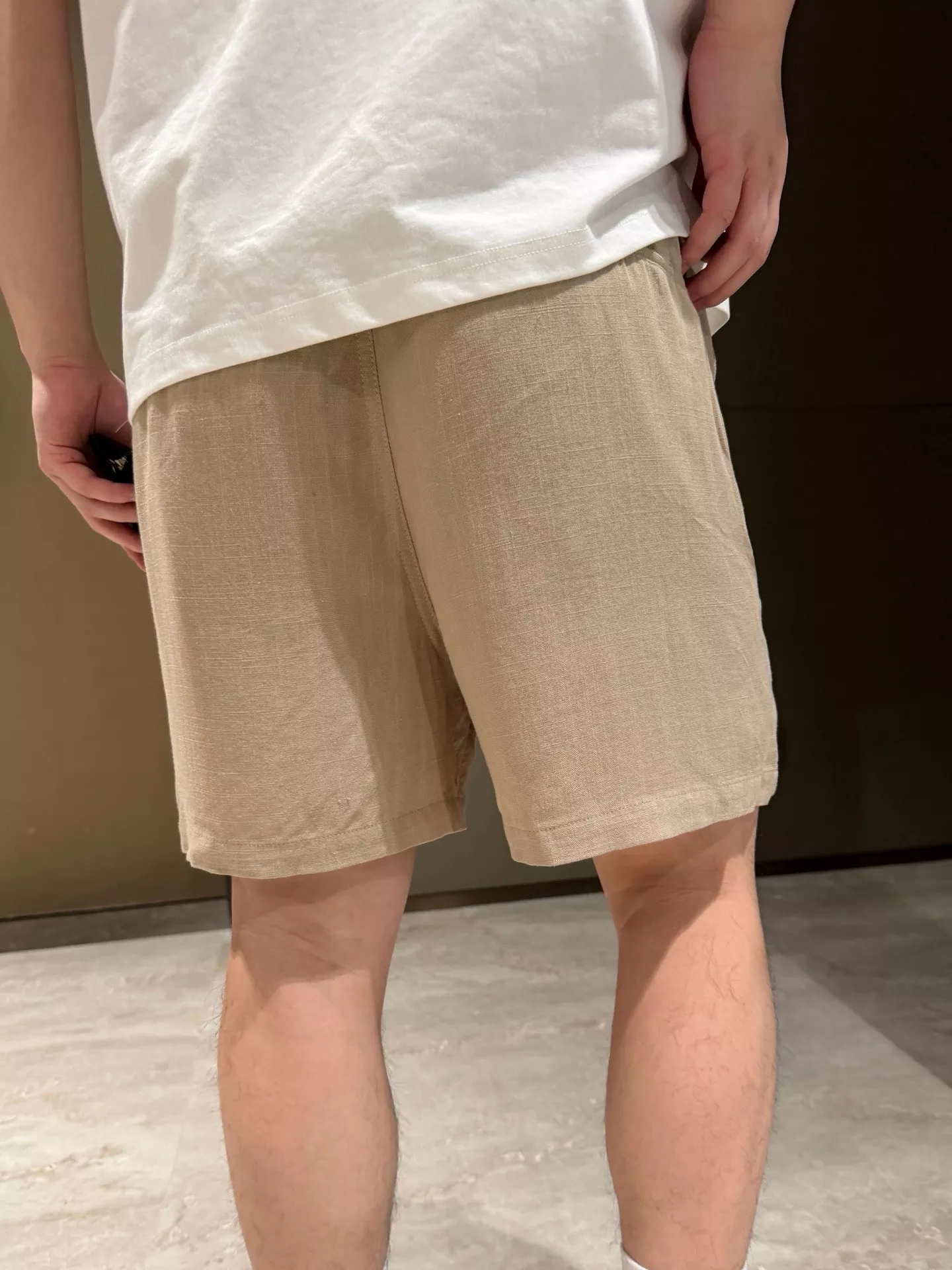 랄프로렌 리넨 자수 포인트 반바지 상세 이미지 16