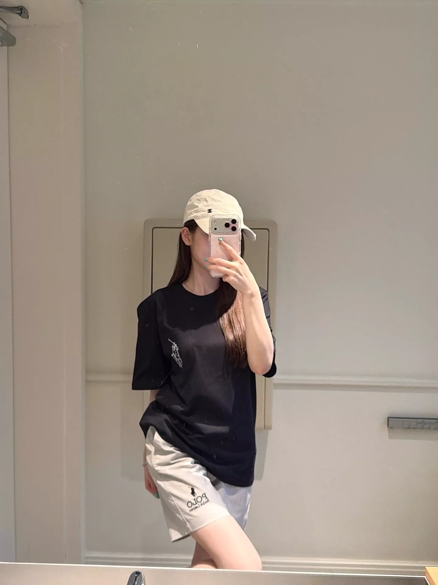 랄프로렌 자수 포인트 린넨 혼방 쇼츠 상세 이미지 13