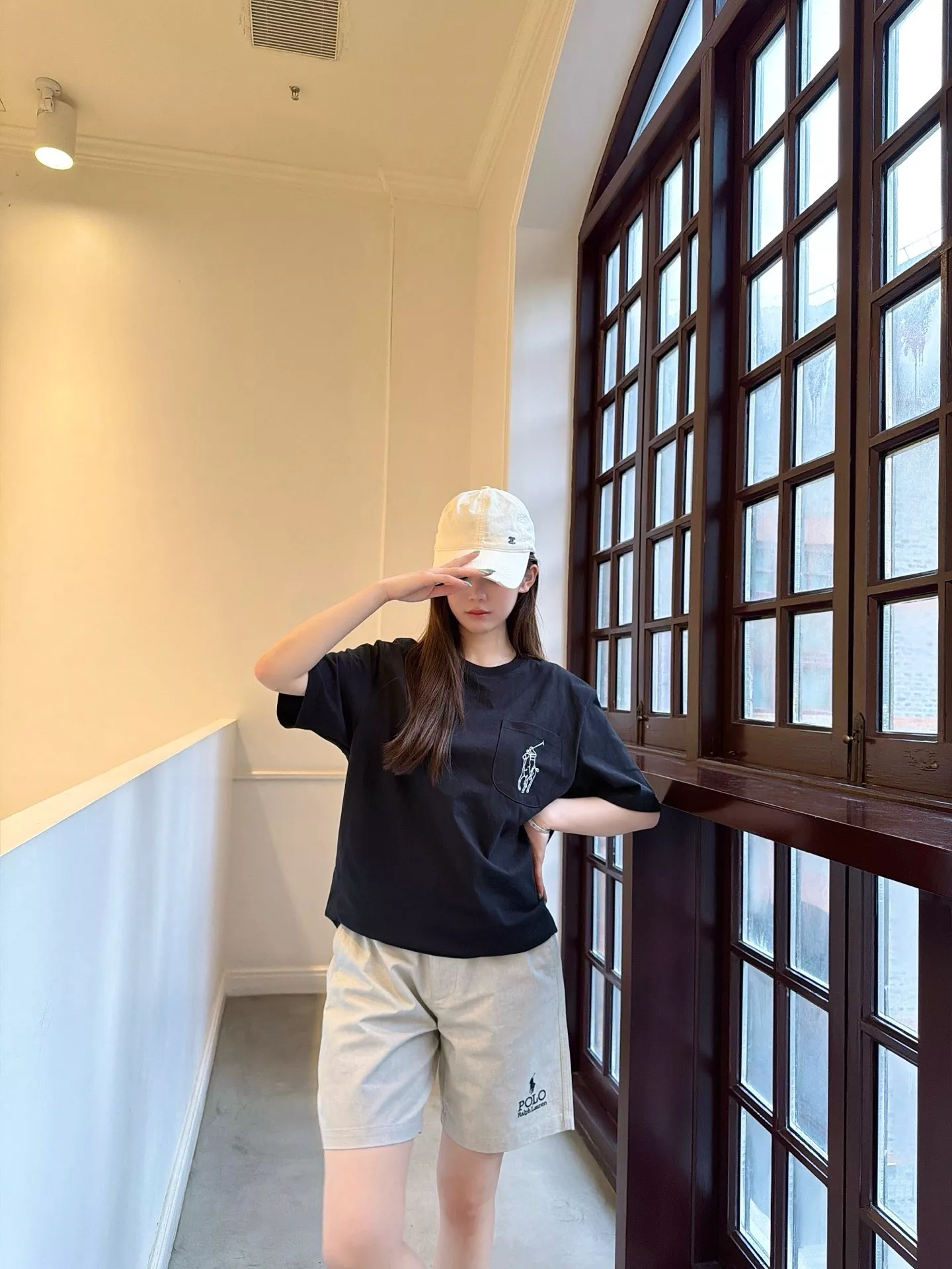 랄프로렌 자수 포인트 린넨 혼방 쇼츠 상세 이미지 15