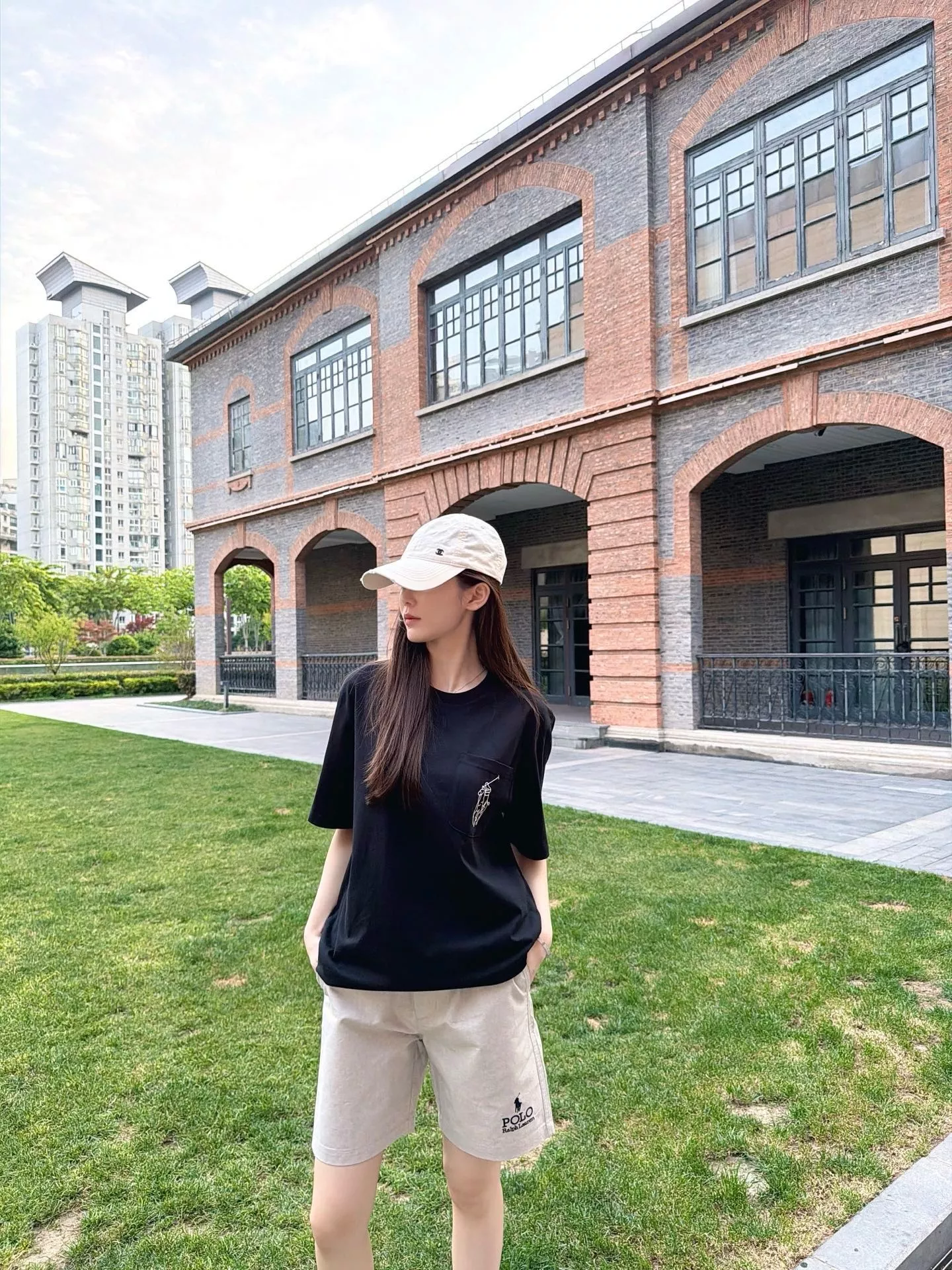 랄프로렌 자수 포인트 린넨 혼방 쇼츠 상세 이미지 17