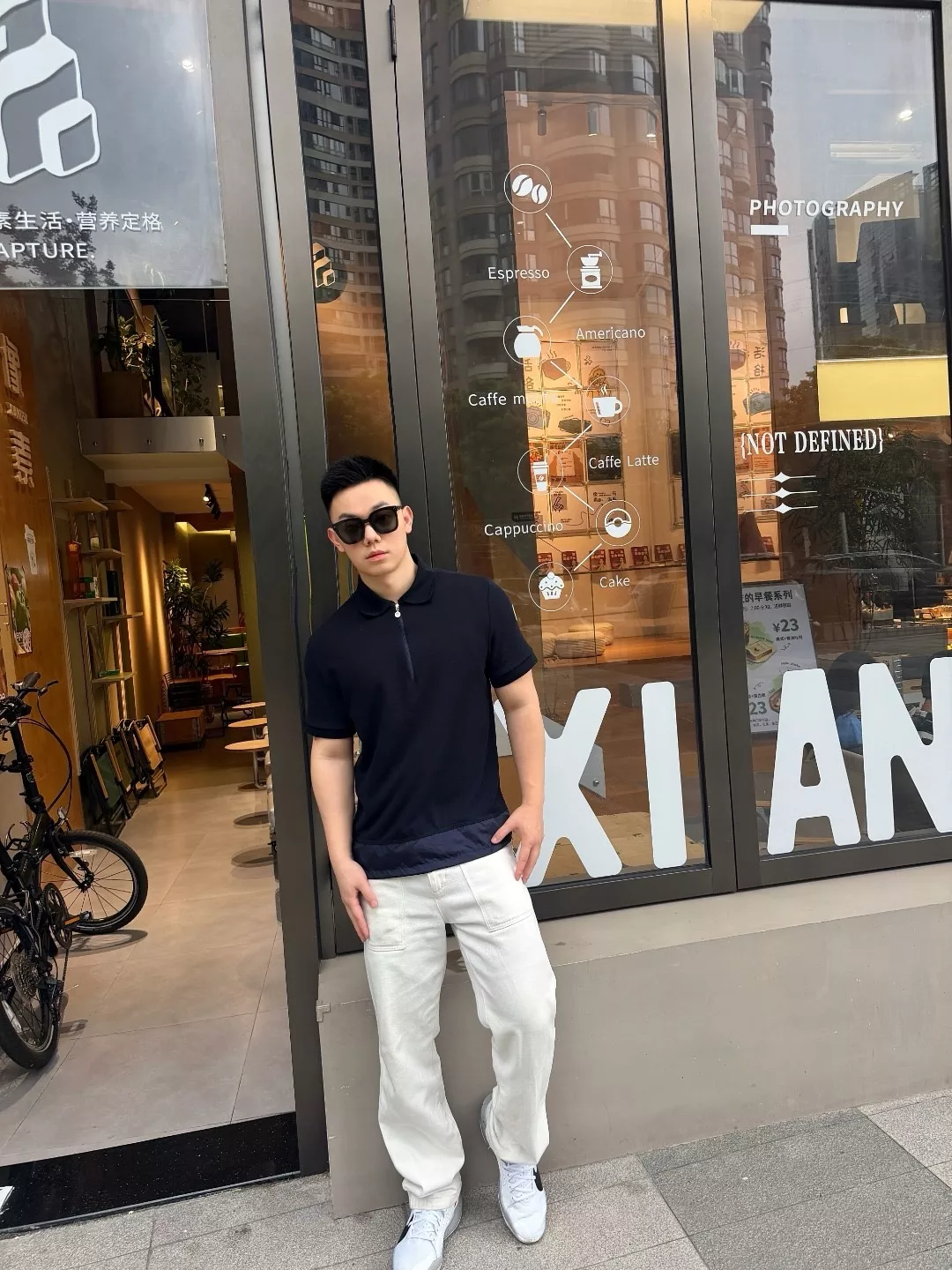 몽클레어 로고 패치 반집업 폴로 반소매 상의 상세 이미지 18