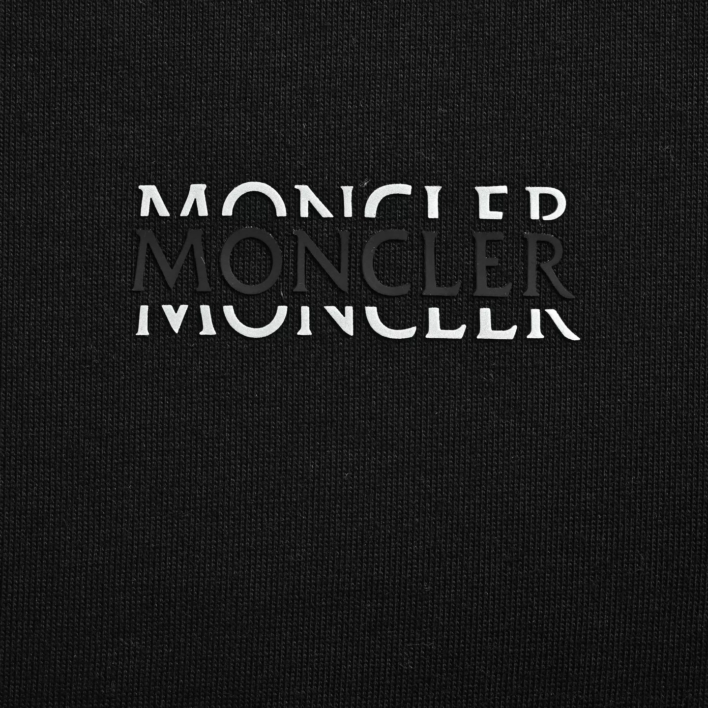 몽클레어 레터링 포인트 코튼 반팔 상의 상세 이미지 8