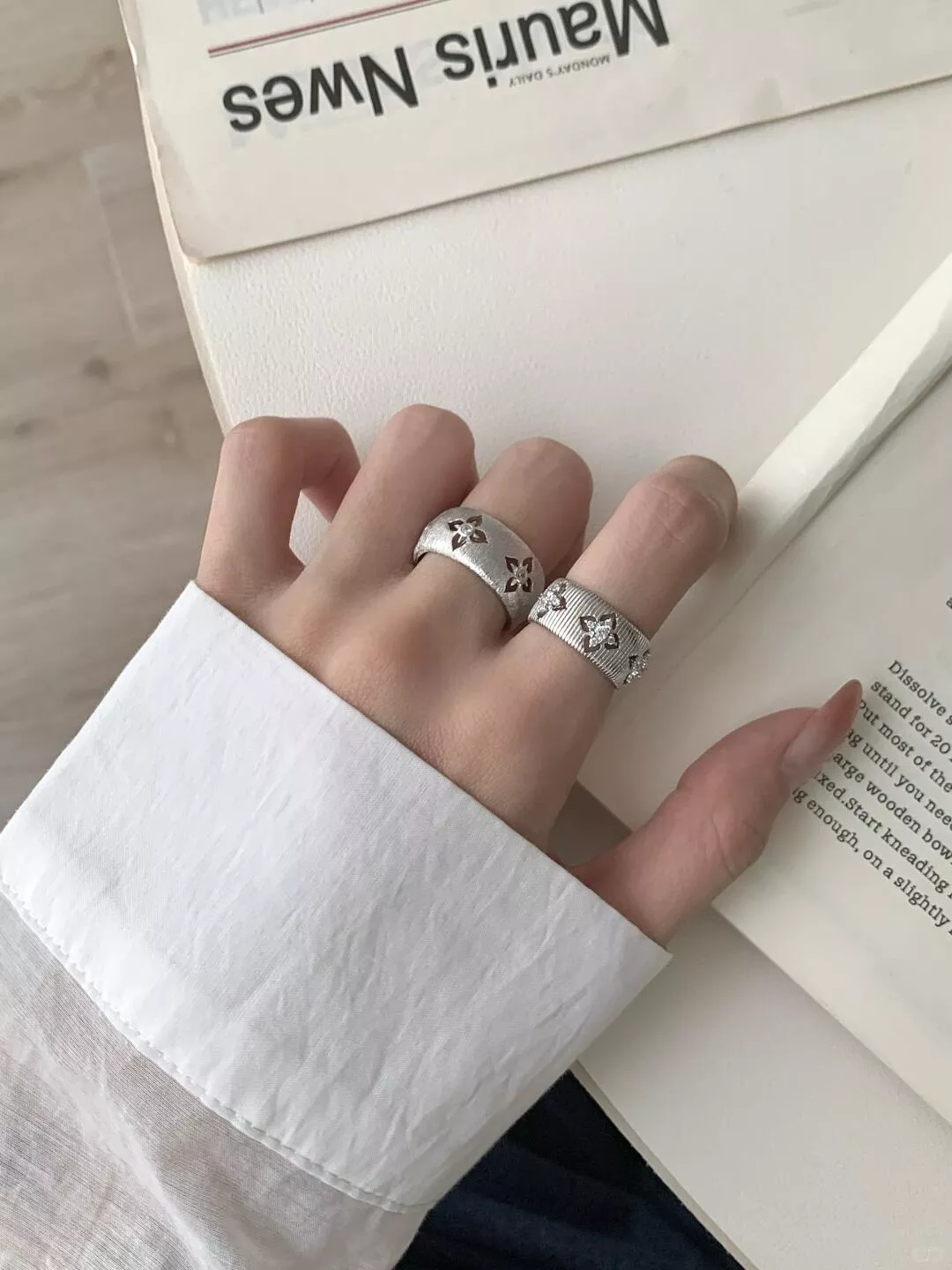 수투 빈티지 스타 포인트 오픈 링 상세 이미지 46