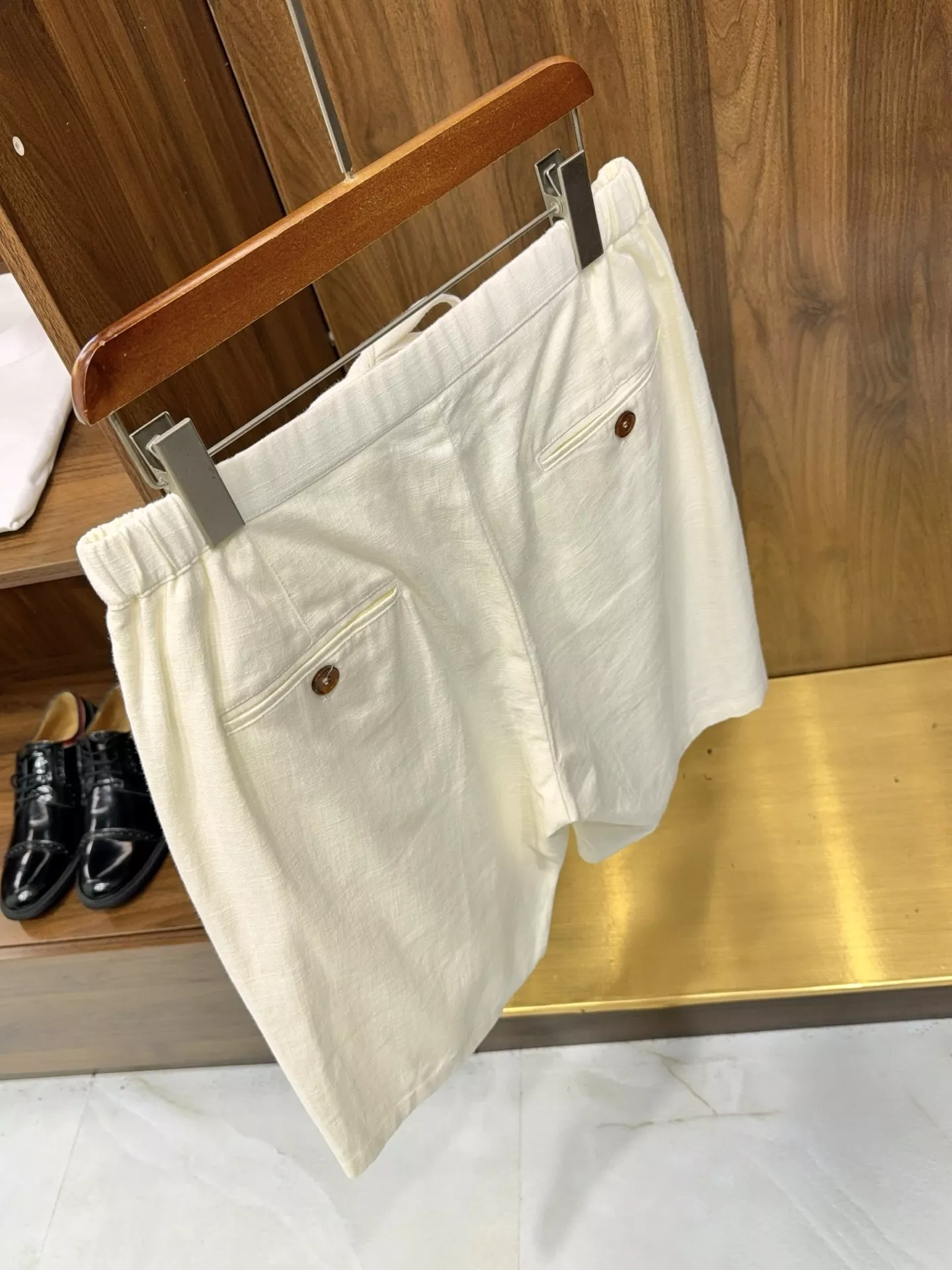 브루넬로쿠치넬리 린넨 코튼 혼방 드로스트링 반바지 상세 이미지 18
