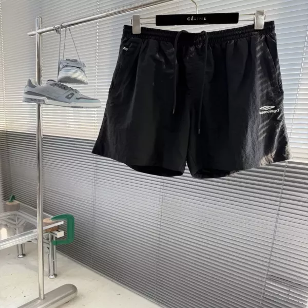 발렌시아가 로고 포인트 밴딩 쇼츠