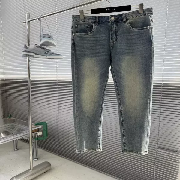 돌체앤가바나 워싱 블루 스트레이트 진