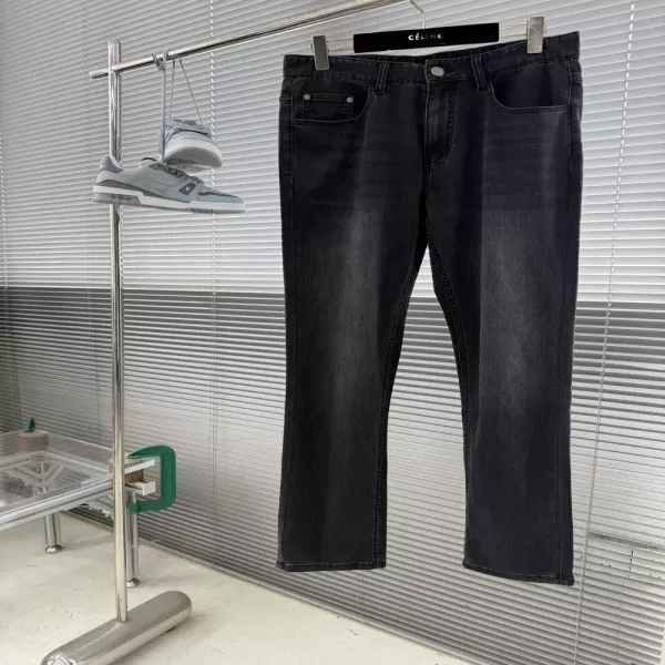 돌체앤가바나 블랙 워싱 슬림 스트레이트 청바지