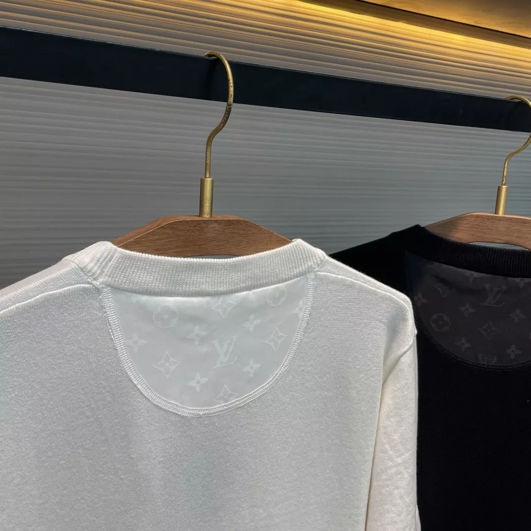 루이비통 라운드넥 코튼 니트 반소매 탑 상세 이미지 9