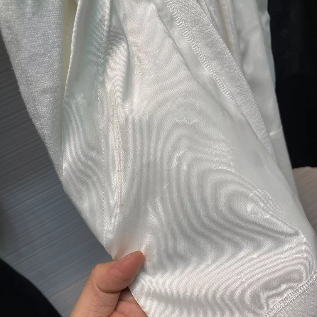 루이비통 드로스트링 니트 코튼 반바지 상세 이미지 4