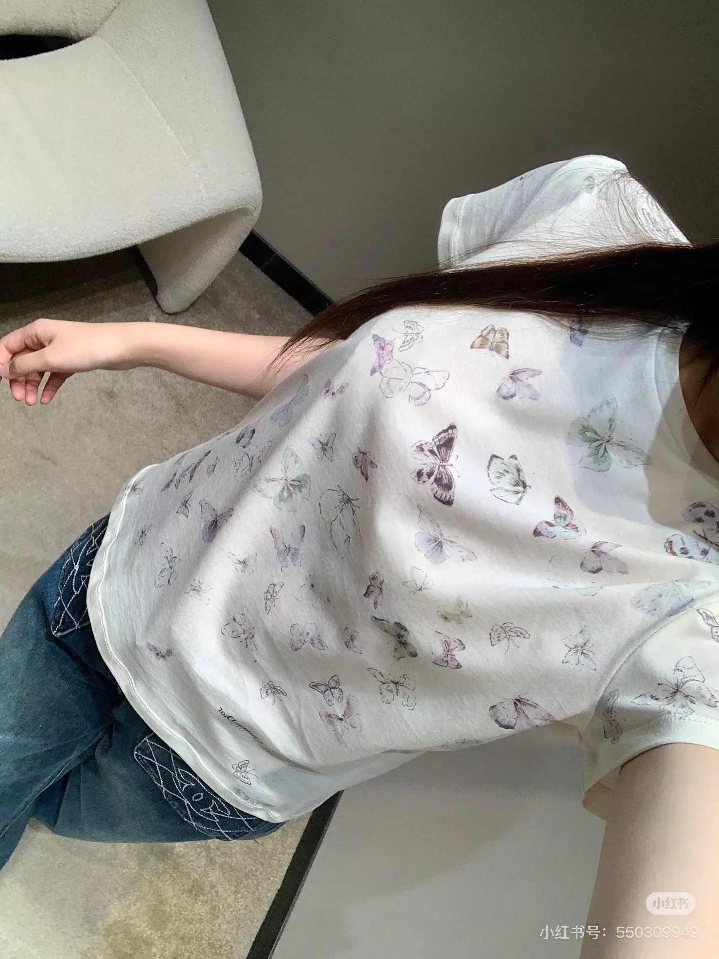 디올 버터플라이 자카드 울 니트 탑 상세 이미지 36