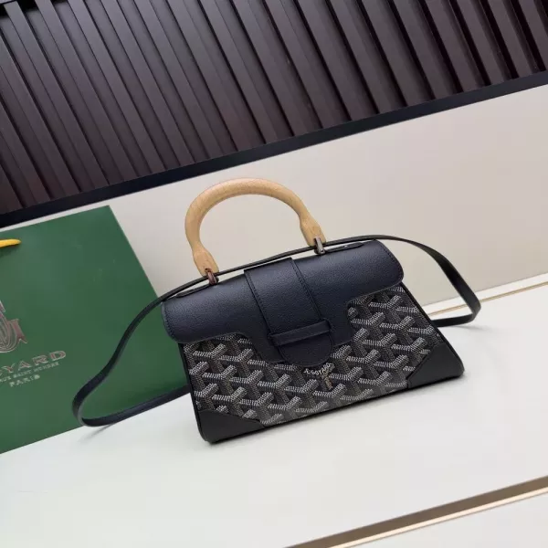 고야드 사이공 우드 핸들 백