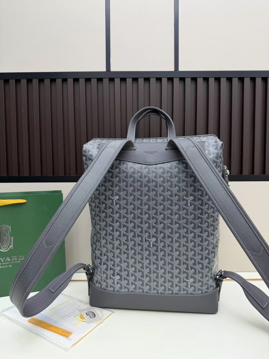 고야드 시살팽 패턴 집업 백팩 상세 이미지 3