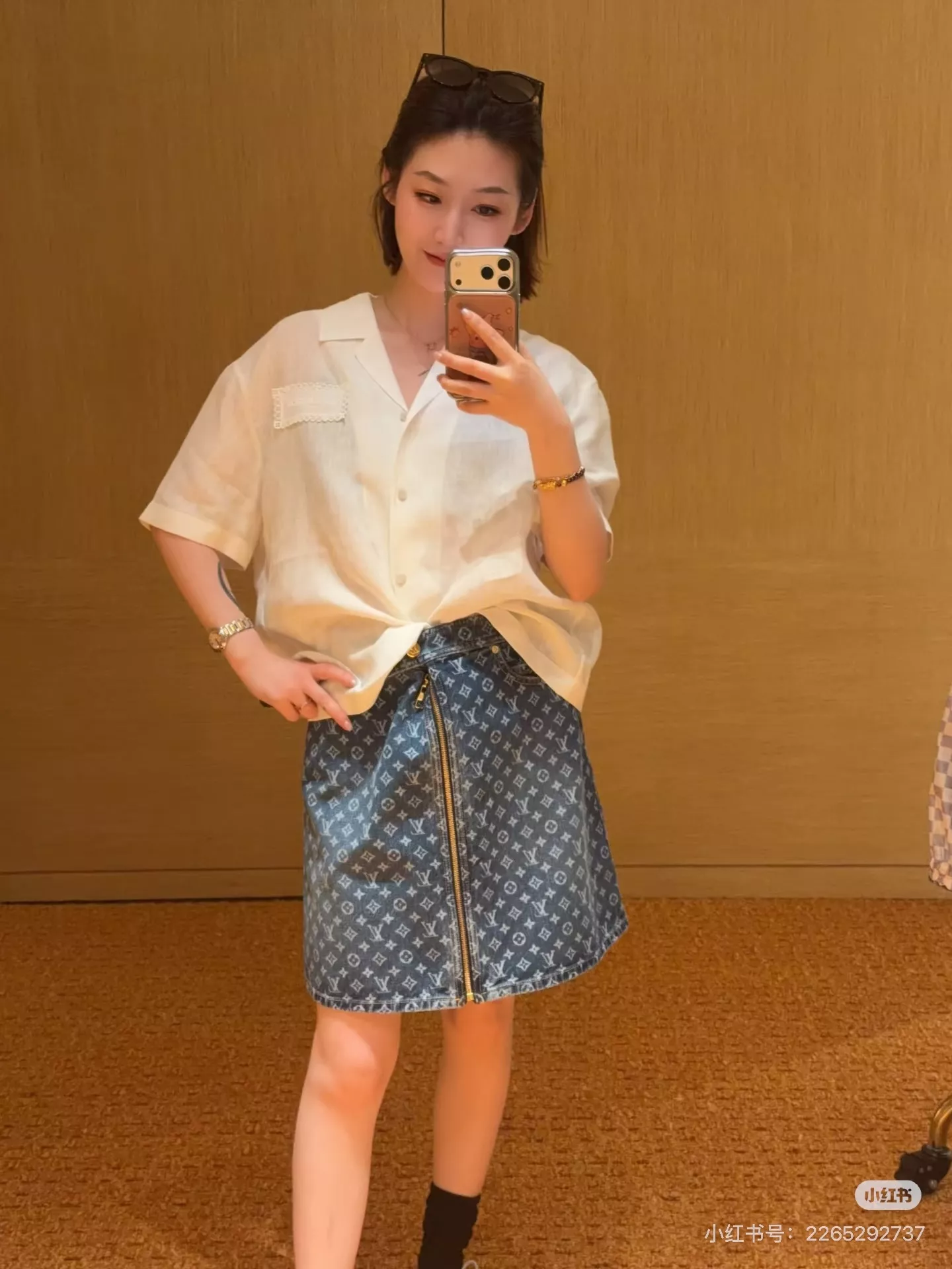 로로피아나 화이트 린넨 쿠바카라 반팔 셔츠 상세 이미지 33