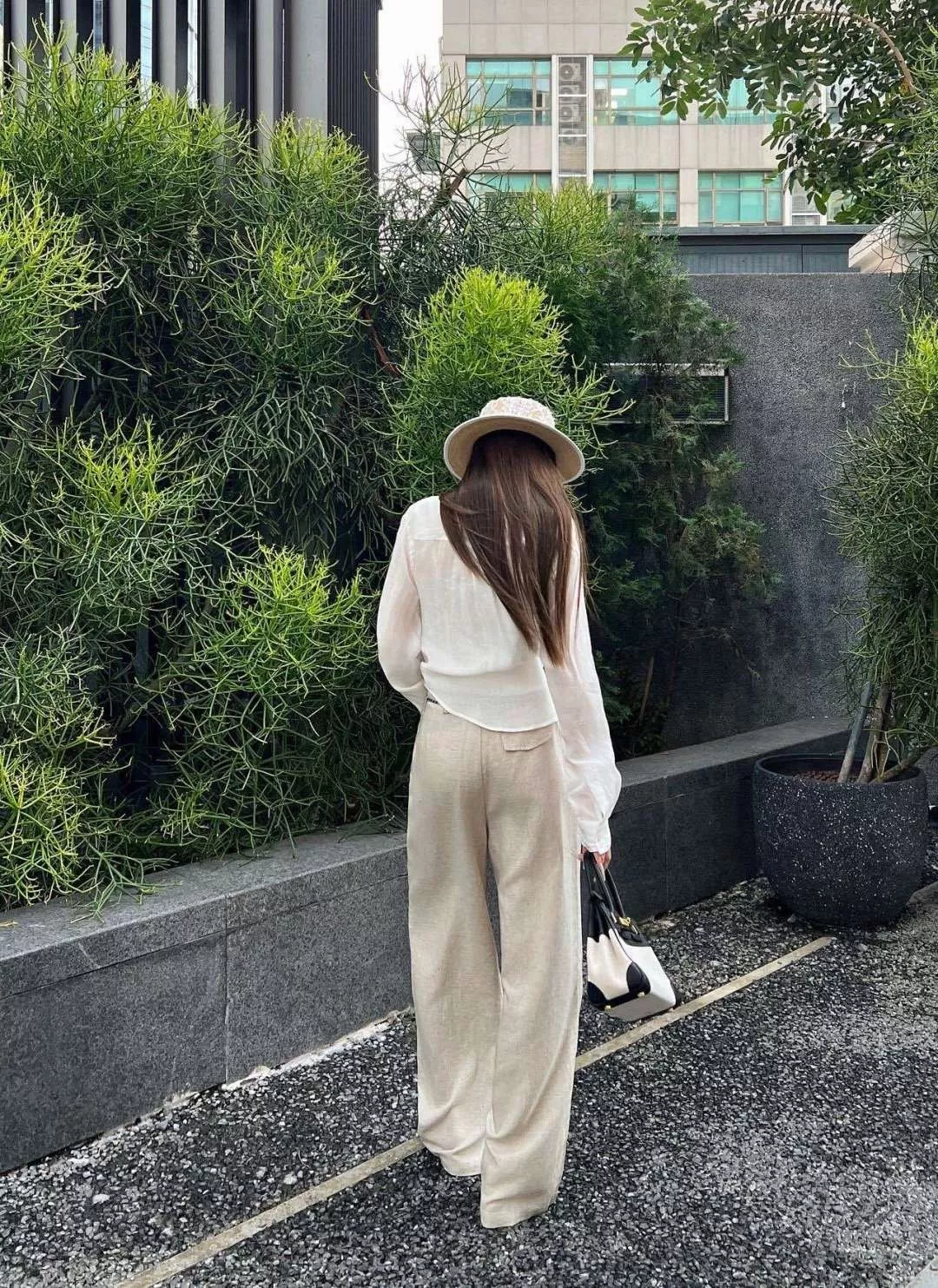 샤넬 린넨 와이드 팬츠 상세 이미지 17