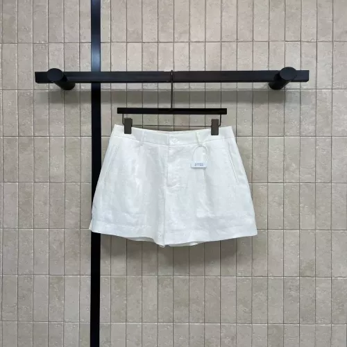 노브랜드 린넨 하이웨이스트 화이트 쇼츠