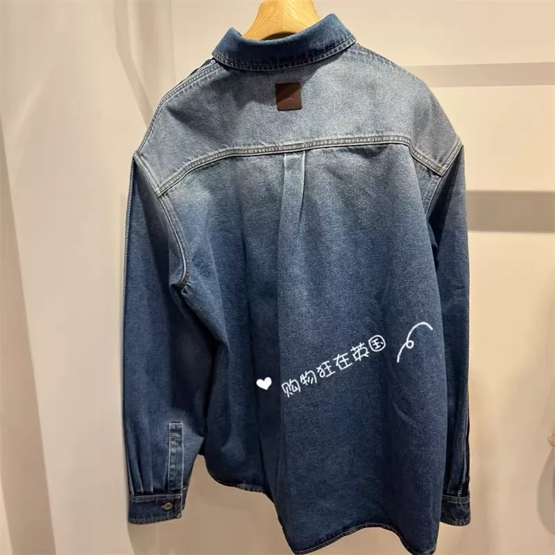 디올 워시드 코튼 카라 데님 남방 상세 이미지 14