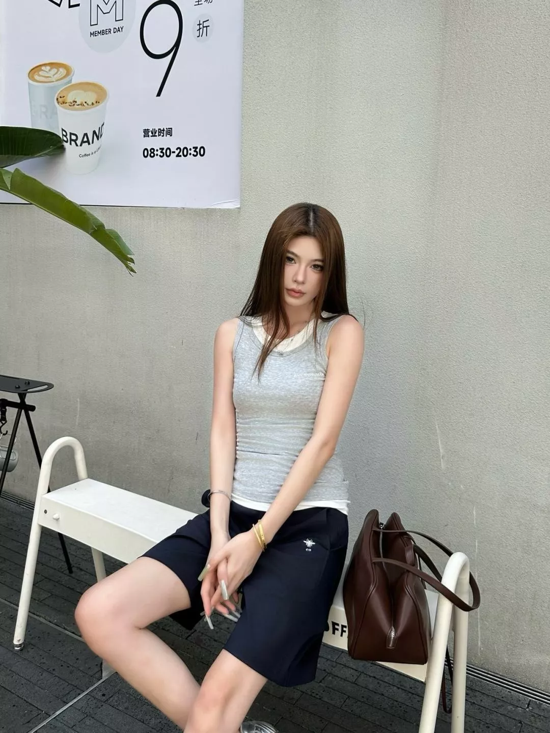 디올 하이웨이스트 코튼 블렌드 버뮤다 팬츠 상세 이미지 22