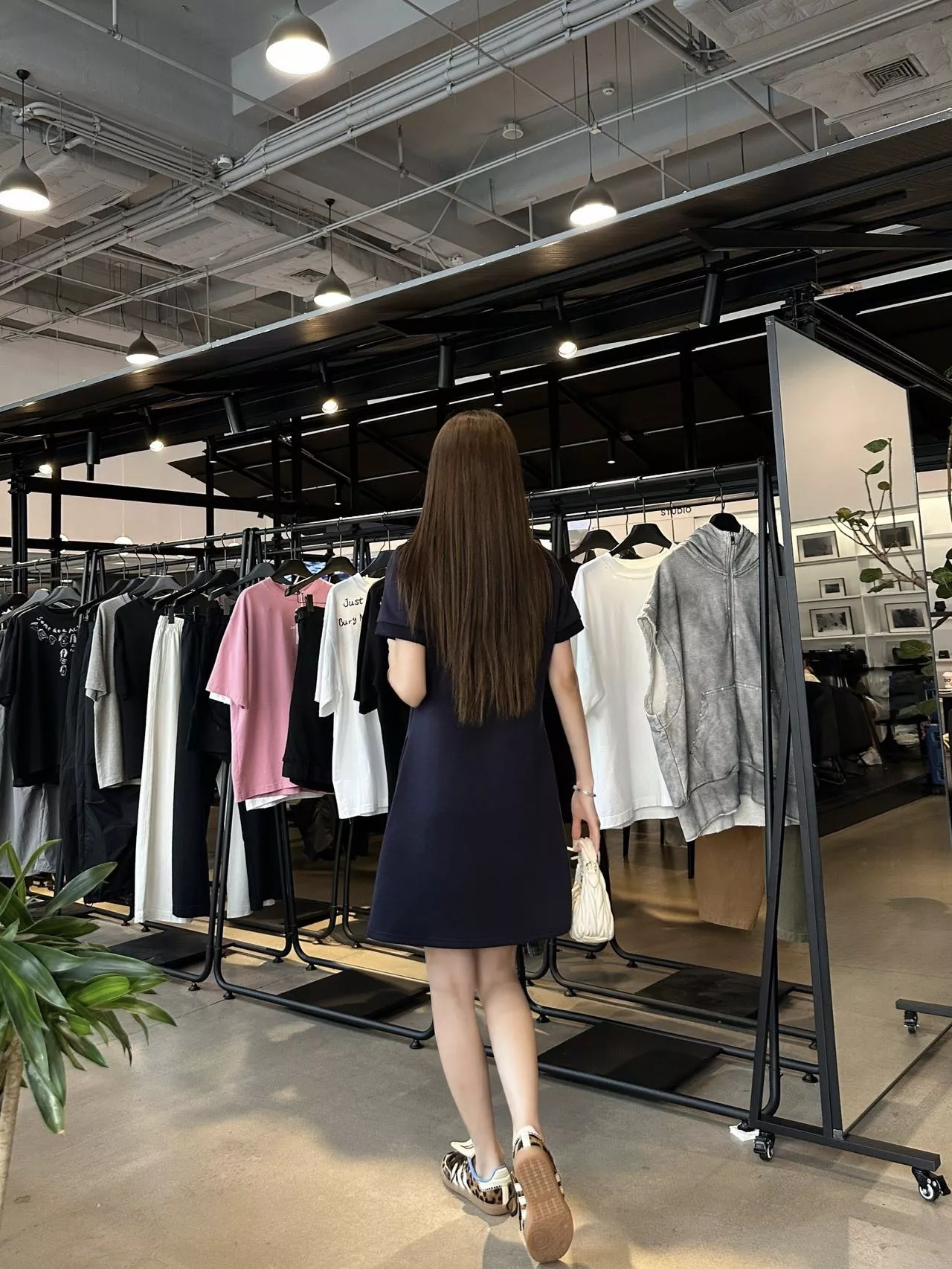 디올 폴로 카라 에이라인 드레스 상세 이미지 28