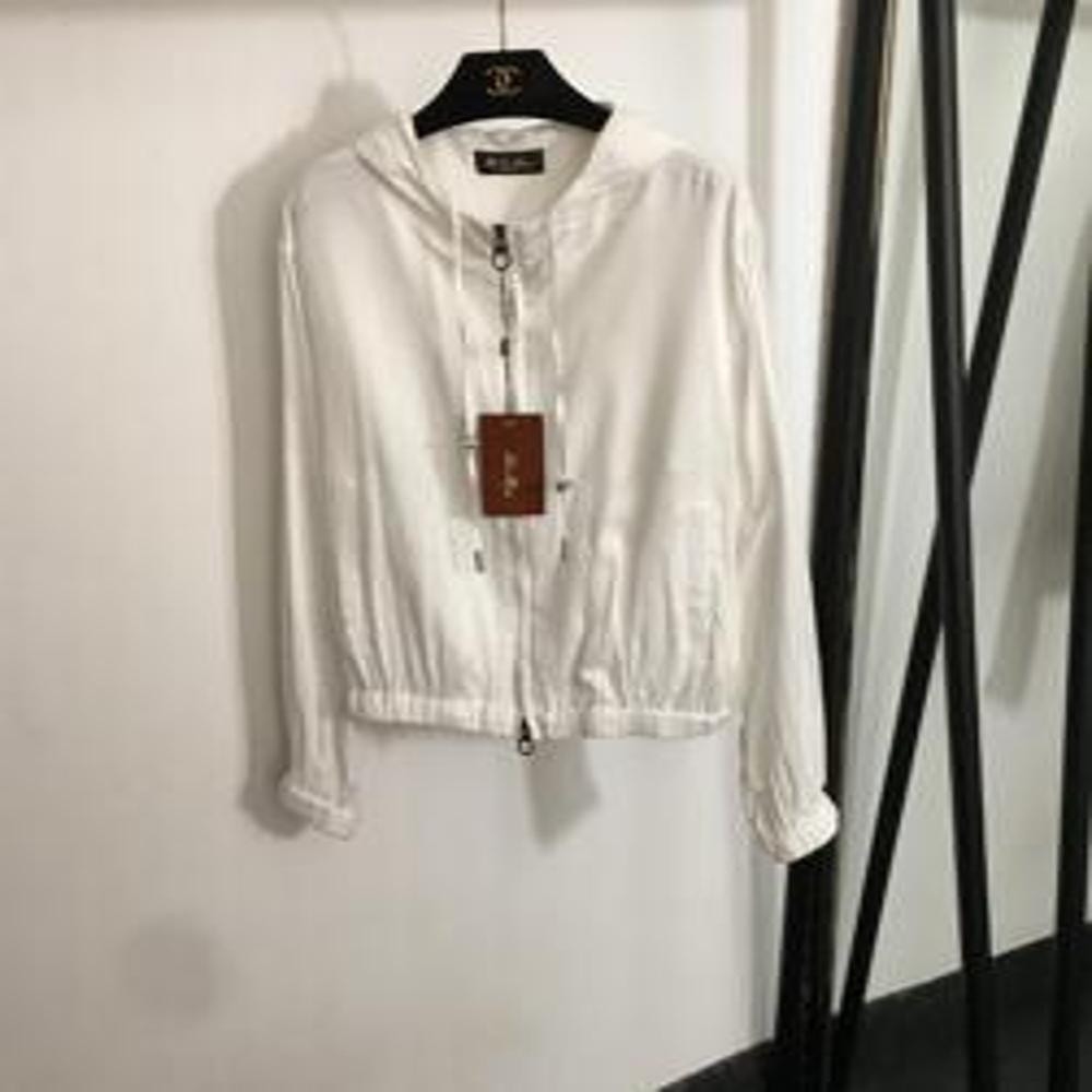 로로피아나 린넨 후드 지퍼 긴팔 아우터