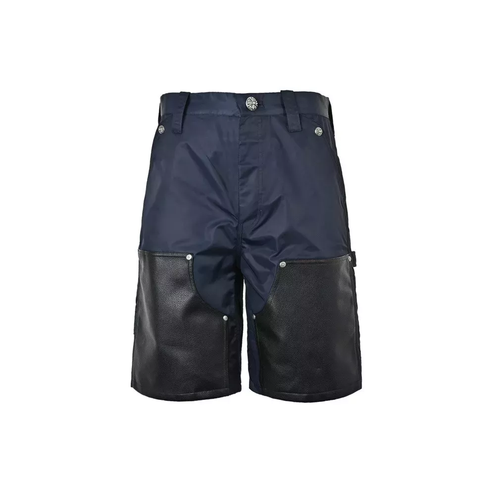 크롬하츠 24FW 배색 가죽 패치 쇼츠