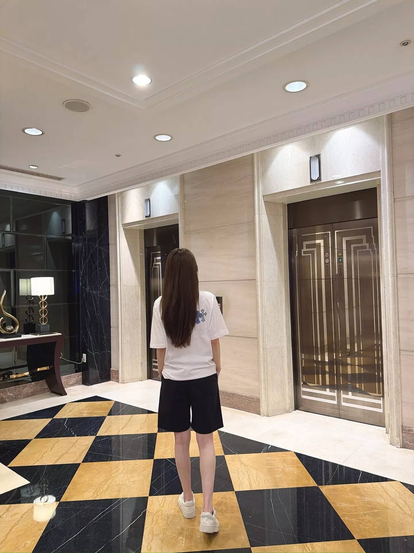 크롬하츠 십자가 패치 자수 쇼츠 상세 이미지 11