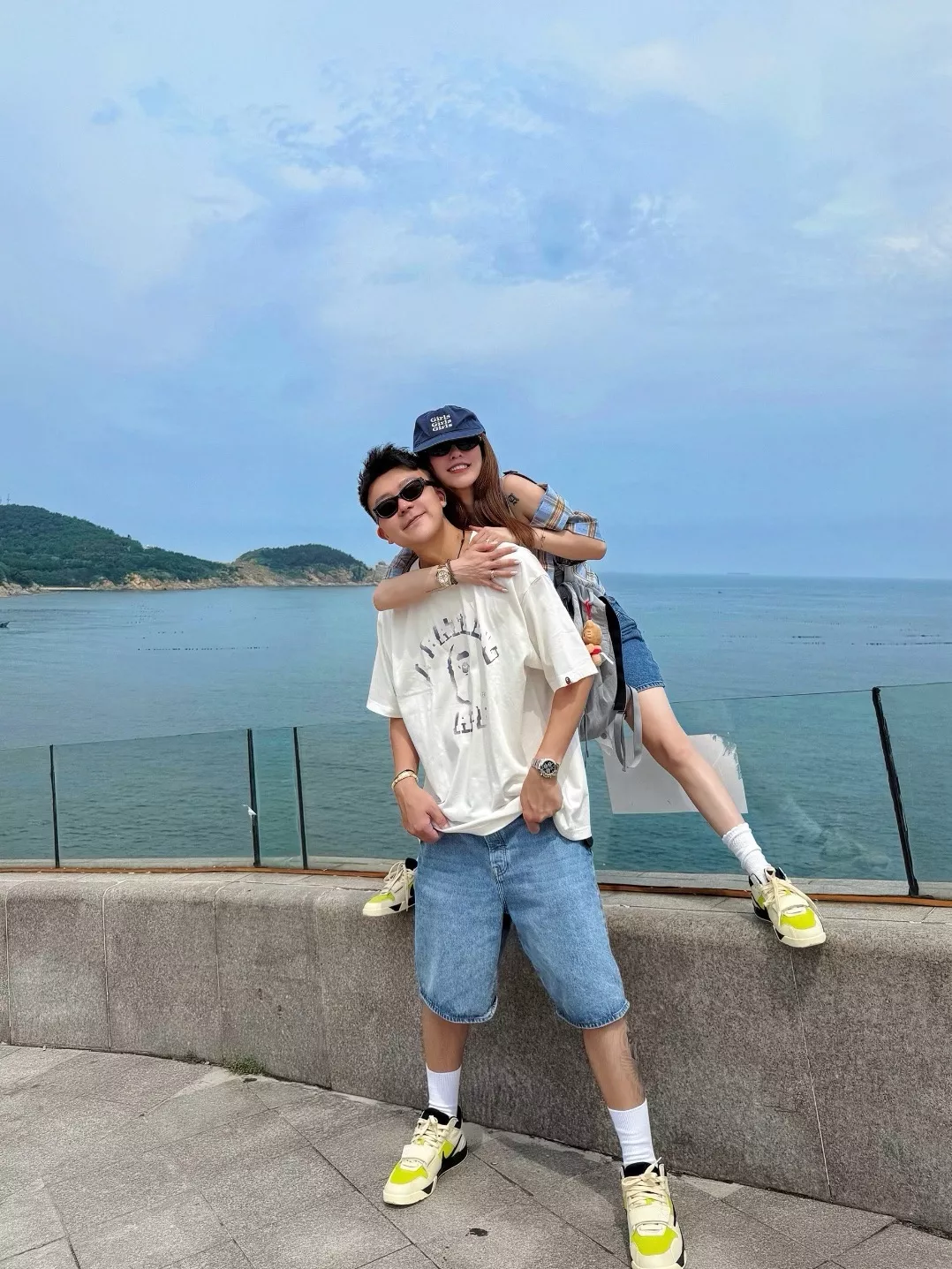 베이프 워싱 프린트 코튼 반팔 상의 상세 이미지 15