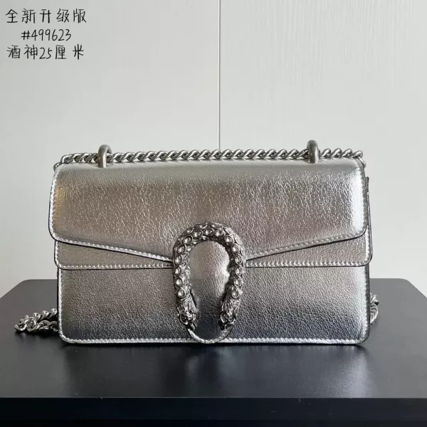 구찌 디오니서스 타이거 헤드 장식 체인백