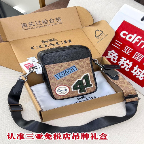 코치 시그니처 패턴 미니 숄더백